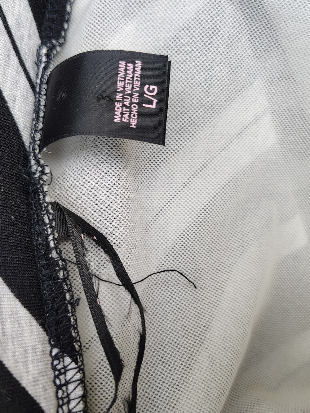 Victoria's Secret Black and White Diagonal Stripe Skirt - Picture 4 of 4